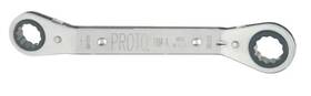 J1184-a Proto 5/8 Inch X 11/16 Offset Double Box Reversible Ratcheting Wrench 12 Point Usa