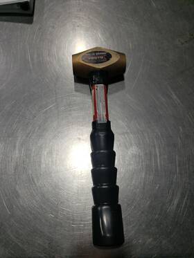 J1431g Proto 3-3/4 Lb Brass Hammer