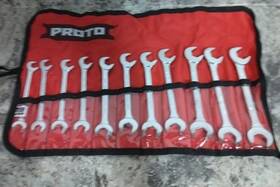 J3100m Proto 11 Pc 9mm To 19mm Head Size Metric Open End Wrench Set