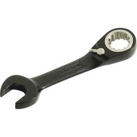 Jscv10s Proto 5/16in Black Chrome Stuibby Combination Reversible Ratcheting Wrench