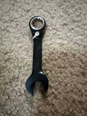 Jscvm14s Proto 14mm Spline Drive Reversible Ratcheting Comb. Wrench Stubby