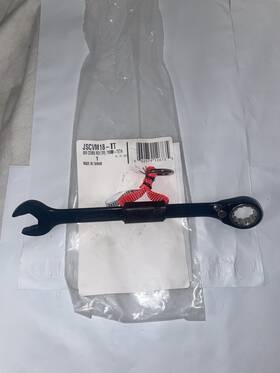 Jscvm18-tt Proto 18mm Ratcheting Combination Wrench Spline Drive With Tether
