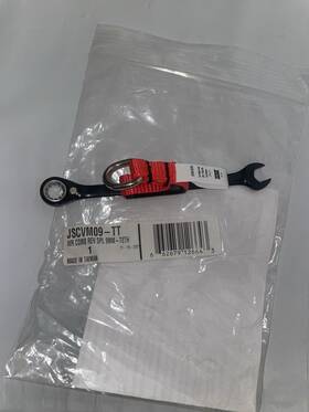 Jscvm9-tt Proto 9mm Ratcheting Combination Wrench Spline Drive With Tether