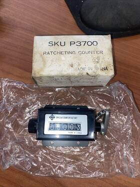 P3700 Qingdao Ratcheting Counter 5 Digit Spring Return