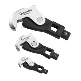 Cw-3p Quenching 3-piece Spring-loaded Auto-adjusting Crowfoot Wrench Set Adjustable Wren