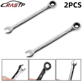 Tc045 Rastp 2pc 72 Teeth 12 Point Box Ended Spanner Tool 10mm Ratcheting Combination Wrench