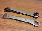 Rb-2022 Ray2428 2 Vintage Ratchet Wrenches Blue Point Bonney