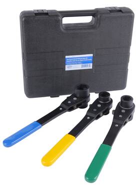 02930 Reed 718472163863 Tool Lvdsset Value Line Thru-bolt Dual Socket Ratchet Wrench Set