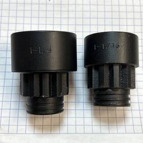 02271 Reed Mfg 02269 Lot Of Two Thru Bolt Hex Sockets L20 1-1/4 Inch L17 1-1/16