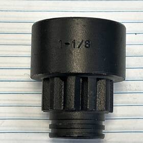 02270 Reed Mfg Thru Bolt Hex Socket L18 1-1/8 Inch