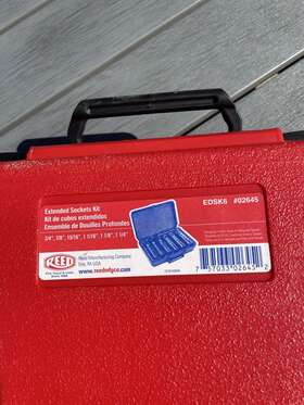 Edsk6 Reed Mfg Extended Socket Set - 6 Piece