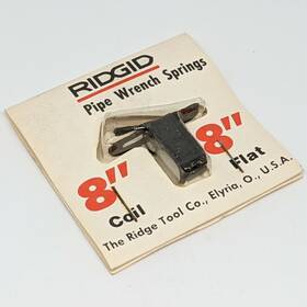 31590 Ridgid 8 Inch Pipe Wrench Coil Flat Spring Kit - Nos Replacement Part