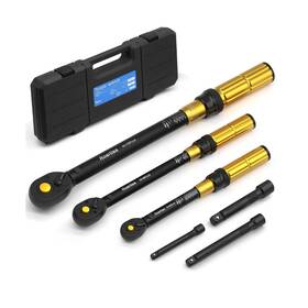 3tr716 Roartisa 3pcs Torque Wrench Set 72 Teeth Dual-direction Adjustable Wr... Fast Ship