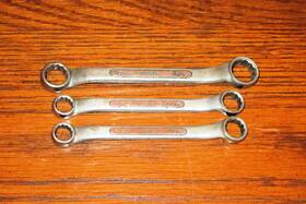 33512 S-k 33516 Vintage Offset Box Wrenches 1/2 X 9/16 Two 3/8 7/16