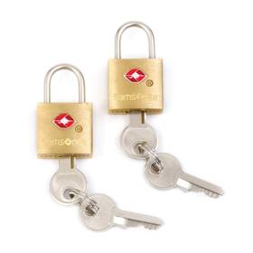44348-1367 Samsonite Travel Sentry 2-pack Key Locks Brass