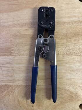 8841 Sargent Techni-tool Ratcheting Crimper 22-14 And 12-10 Awg Made In Usa