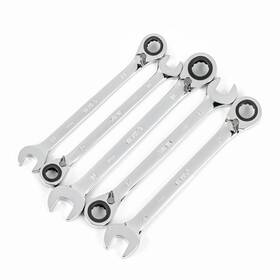 St09083sj Sata 5-piece 12 Pt. Reversible Ratcheting Wrench Set Metric -