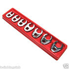 207sfrh Set - Crowfoot Dr. " 8 6-pt. Flare 3 Snap- Pc 7 Nut 4 Wrench