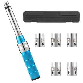 203o00d359gp71c2407f1 Shasuxting Motorcycle Spoke Torque Wrench Set Click With 5 Interchangeable