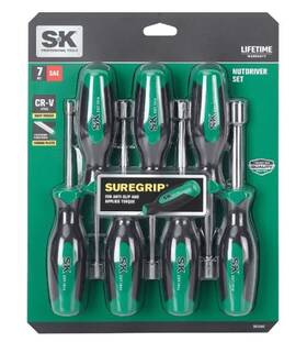 Sk02042 Sk Tools 7pc Sae Nutdriver Set - 1pk