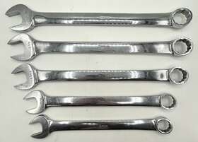 Oex29-oex36 Snap-on 3131313131 5pc 12-point Wrench Set 7/8 Inch -1 1/8 Mvp018385