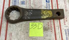 3141o Snap-on Dx182 Bluept 2-9/16 Inch Striking Slugging Wrench Straight Handle Ed4u
