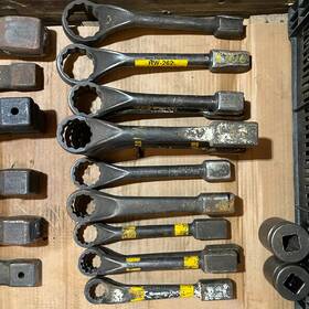 Hx360-720 Snap-on Hx-720 1-1/8 Inch - 2-1/4 Offset Striker Wrench 9 Pc Set Usa Slugging C