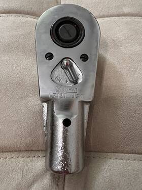 L712t Snap-on 3/4 Inch Drive Ratchet Head Usa Good Condition
