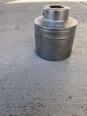 Ldh-722 Snap-on 3/4 Inch Drive Shallow Socket 2-1/4 12 Point Used Nice Shape Read