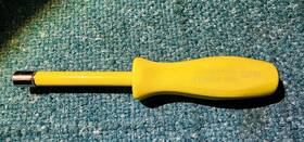 Ndd110ay Snap-on Vintage 5/16 Inch Yellow Handle Nut Driver Made In The Usa