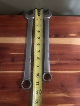 Oex28 Snap-on Oex26 7/8 Inch And 13/16 12 Point Combination Wrench S