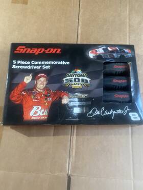 Sgdx50aejd Snap-on Dale Earnhardt Jr. 5 Piece Commemorative Screwdriver Set