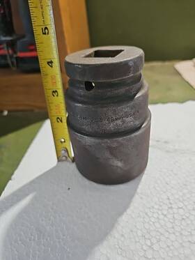 Sim623 Snap-on 1 Inch Drive 1-15/16 Deep Well Impact Socket - 49 Mm Usa
