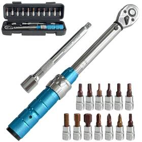 Scp-012 Socpuro 1/4-inch Drive Click Bike Torque Wrench 5 To 25 Nm 15pcs Set W