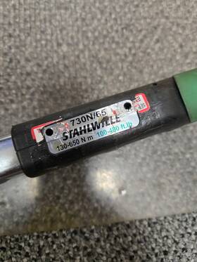 730n Stahlwille 730n/65 Service Manoskop Torque Wrench Size 65 130-650nm 100-480