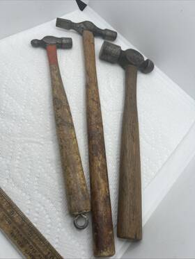 54-004 Stanley Vintage Hammer Lot - Ball Pein And 291b 2 Oz
