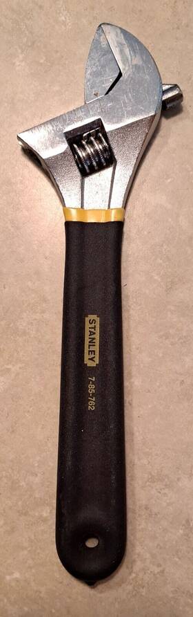 7-85-762 Stanley Vintage 85-762 Adjustable Wrench 1 3/8 Inch Jaw Capacity 10