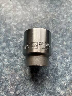 85-552 Stanley 3/4 Inch Drive 36 Mm Socket Made In The Usa