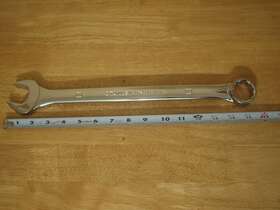 85-636 Stanley 1-1/8 Inch Full Polish Combination Wrench Usa