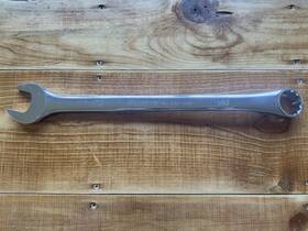 85-637 Stanley Combination Wrench Open 12 Point Closed Box End 1-3/16 Inch Usa