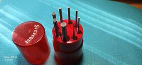 S565wb Starrett 8 Piece Drive Pin Punch Set 4 Inch Long Excellent Condition