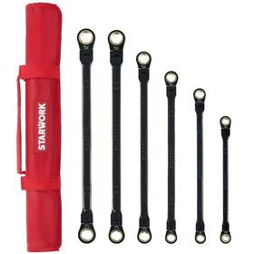 653836 Starwork True Mechanic 6-piece 4-in-1 Extra Long Flex-head Ratcheting Wre