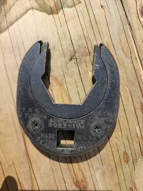 9025  T.a.c. Tubing Appliance Co. Tac 1-7/16 Ratcheting Crowfoot Wrench Made In Usatac
