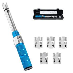 T2ol-12834 T2ol Motorcycle Spoke Torque Wrench Set Click 2-10 N.m With Dual-di