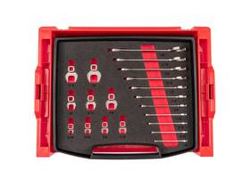 Olb94206 Tekton Angle Head And Crowfoot Wrench Set Drawer 20 Piece 1/4-3/4 Inch