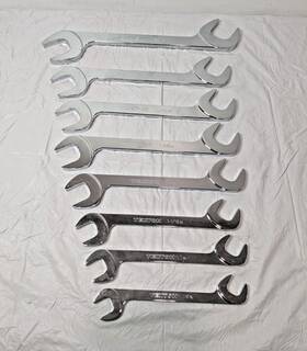 Wae830 Tekton 8 Piece Angle Head Open End Wrench Set 7/8 Inch To 1-3/4