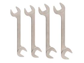 Wae91004 Tekton Angle Head Open End Wrench Set 4-piece 1-5/16 - 1-1/2 Inch
