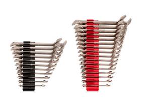 Wae93502 Tekton Angle Head Open End Wrench Set 27 Piece 3/8-1 Inch 10-27 Mm