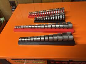 Wcf99300 Tekton 3/8 Inch Crowfoot And Flare Nut Wrench Set 62 Pieces