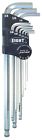 Tel-s9n Eight Tool Taper Head Hex Wrench Extra Long Lgth